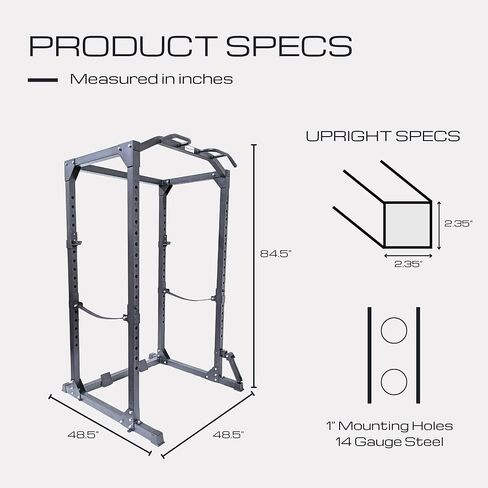 HulkFit Pro Series متعددة الوظائف وقابلة للتعديل في صالة الألعاب الرياضية المنزلية، حامل كهربائي لقفص القرفصاء مع ملحقات وملحقات لضغط مقاعد البدلاء، والقرفصاء، والرفع الميت - متعدد الألوان in Saudi Arabia