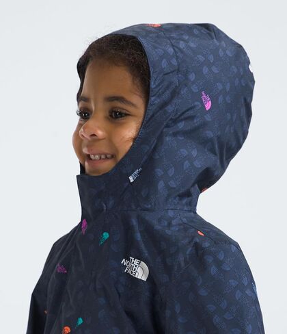 سترة المطر Antora للأطفال من THE NORTH FACE، طباعة ظل TNF Shadow Toss من Summit Navy، 6 in Kuwait