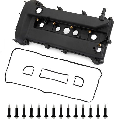 Aluminum Valve Cover with Gasket Compatible with 2005-2008 for Ford Escape for Ford Focus Transit Connect for Mercury Mariner OE 4S4Z6582CA 4S4Z6582C (Red) in Saudi Arabia