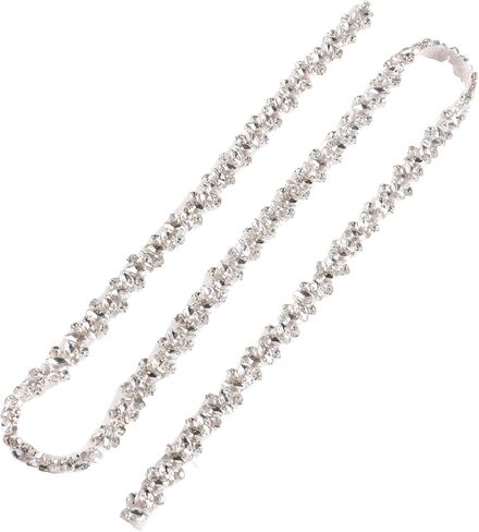 Yanstar Handmade Crystal Rhinestone Wedding Bridal Belts With Ribbons For Bridal Dress in Saudi Arabia