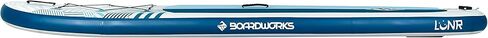 لوح التجديف القابل للنفخ SHUBU Lūnr من Boardworks (iSUP) - تتضمن حزمة SUP مجدافًا من ثلاث قطع وحقيبة حمل وسلسلة وحقيبة هاتف ومضخة (SUP) مجموعة كاملة - 10'5" in Kuwait