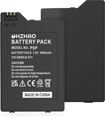 3800mAh Rechargeable PSP 3000 Battery, 2024 New Upgrade High Capacity 3.6V Battery Suitable for PSP 3000 / PSP Slim 2000 PSP-S110 Console, PSP-2001, PSP-3000, PSP-3001 PSP Slim Console etc in Saudi Arabia
