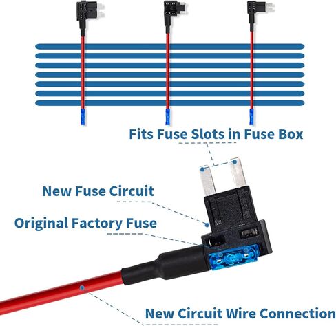 صنبور الصمامات - صنبور منصهر للدائرة الإضافية للسيارة 12 فولت، حامل فيوز شفرة السيارة المطور 12 فولت (جديد 2024)، 15 أمبير صغير ATO ATC ATM APM سيارات شاحنات قوارب تخييم RV فيوز شفرة (9 عبوات) in Kuwait