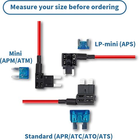 صنبور الصمامات - صنبور منصهر للدائرة الإضافية للسيارة 12 فولت، حامل فيوز شفرة السيارة المطور 12 فولت (جديد 2024)، 15 أمبير صغير ATO ATC ATM APM سيارات شاحنات قوارب تخييم RV فيوز شفرة (9 عبوات) in Kuwait