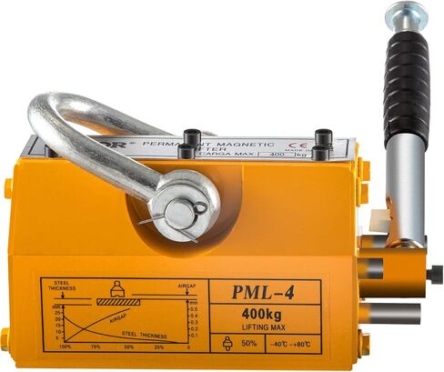 VEVOR 1200 LBS Magnet Fishing Kit, Double Sided Fishing Magnets, 2.95“ Diameter Strong Neodymium Magnet with Heavy Duty 65 FT Rope, Grappling Hook, Gloves, Waterproof Case, Threadlocker, Eye Bolt in Saudi Arabia