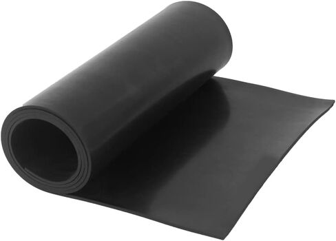12 × 48 بوصة - 1/8 بوصة (.125) ورقة مطاطية من النيوبرين للحشوات والوسادات والحرف اليدوية والأشغال اليدوية وتجريد الطقس والأرضيات والمصدات in Kuwait