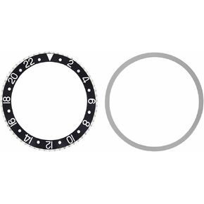 Ewatchparts BEZEL AND INSERT ASSEMBLY KIT COMPATIBLE WITH ROLEX GMT MASTER 1670, 1675, 16750 BLACK in Saudi Arabia
