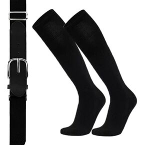 Baseball Belt and Socks Softball Sock and Elastic Belt for Youth and Men in Saudi Arabia
