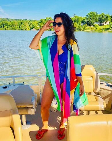 Women Summer Chiffon Floral Kimono Cardigan Long Swimwear Cover Ups in Saudi Arabia
