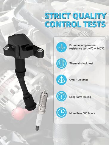 UF735 Ignition Coil Pack Iridium Spark Plug 4 PCS (1.5L Only) For Ford Escape 2017 2018 2019,For Ford Fusion 2014 2015 2016 2017 2018 2019 2020, DS7Z12029A FT4Z12029A DG554 DG552 GN10645 in Saudi Arabia