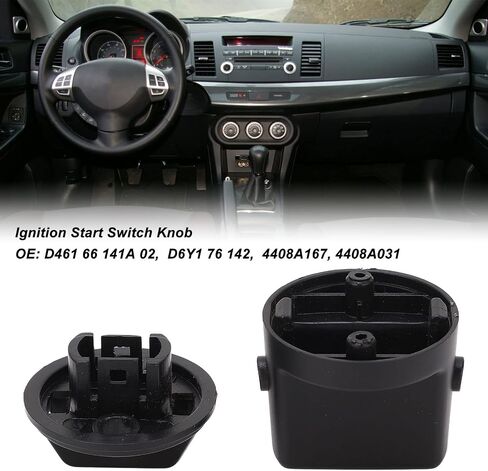 Ignition Start Switch Knob, Keyless Start Ignition Button Replacement for Lancer 2008‑2017 for Outlander 2007‑2013 for CX‑9 2007‑2014 in Saudi Arabia