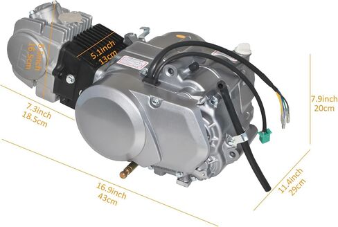 طقم محرك 125CC رباعي الأشواط، محرك مع مبرد الهواء والمكربن، طقم محرك دراجة نارية، محرك نقل 4 سرعات لهوندا CRF50/CRF70/XR50/XR70 & Go Kart in Saudi Arabia