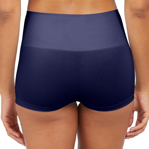 SPANXshape Everyday Shaping Boyshort - Comfortable Core Control Shapewear Underwear - Invisible Under Clothes - No-Show-Soft Nude-Timeless Navy-L in Saudi Arabia
