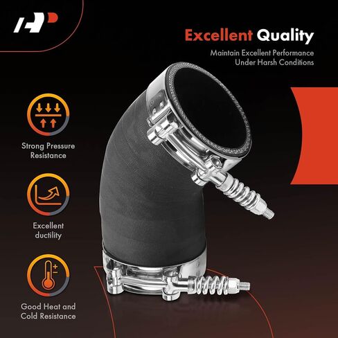 A-Premium Turbocharger Intercooler Hose Compatible with Ford F-250 Super Duty 2006-2007, F-350 Super Duty 2006-2007, F-450 Super Duty 2006-2007, F-550 Super Duty 2006-2007, 6.0L, Replace# 3C3Z6K786CA in Saudi Arabia