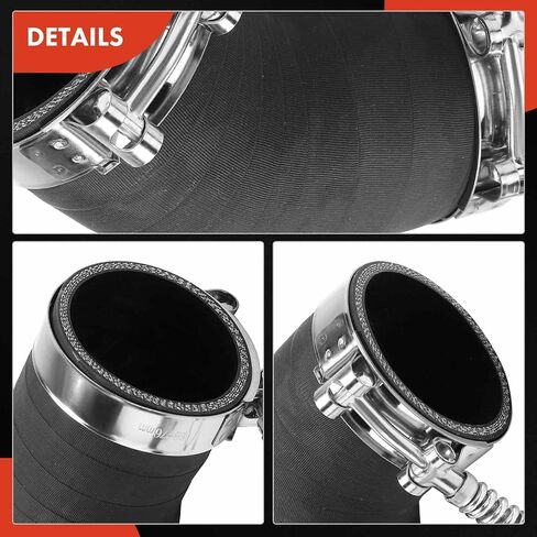 A-Premium Turbocharger Intercooler Hose Compatible with Ford F-250 Super Duty 2006-2007, F-350 Super Duty 2006-2007, F-450 Super Duty 2006-2007, F-550 Super Duty 2006-2007, 6.0L, Replace# 3C3Z6K786CA in Saudi Arabia