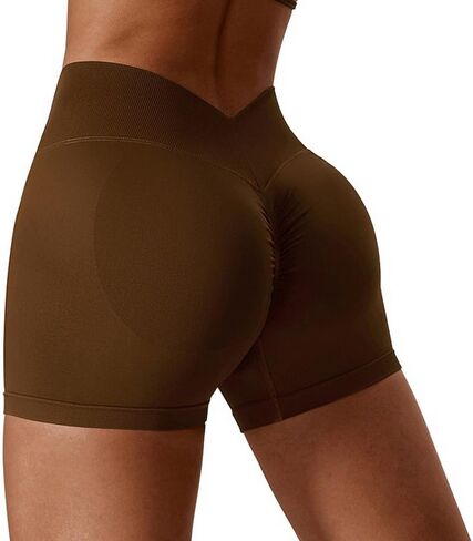 Women Yoga Short Leggings Workout Sports Shorts Running Fitness Gym Leggings Hip Lifting Pants in Saudi Arabia