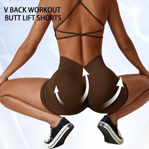 Women Yoga Short Leggings Workout Sports Shorts Running Fitness Gym Leggings Hip Lifting Pants in Saudi Arabia