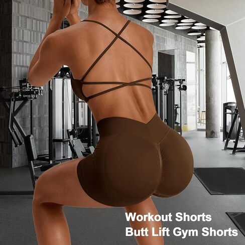 Women Yoga Short Leggings Workout Sports Shorts Running Fitness Gym Leggings Hip Lifting Pants in Saudi Arabia