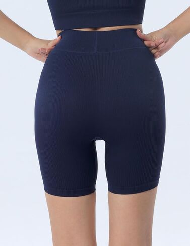 High Waisted Tummy Control Athletic Shorts for Women Compression Yoga Gym Running Workout Shorts in Saudi Arabia