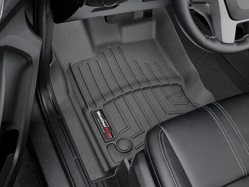 بطانات أرضية مخصصة من WeatherTech لسيارة Ford Ranger - الصف الأول (4415181V)، أسود in Saudi Arabia