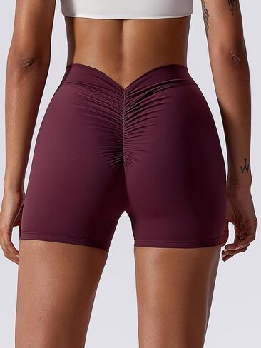 High Waisted Biker Shorts for Women Tummy Control Fitness Athletic Workout Running Yoga Gym Shorts in Saudi Arabia