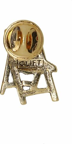 Jim Clift Design Folding Chair Gold Lapel Pin in Saudi Arabia
