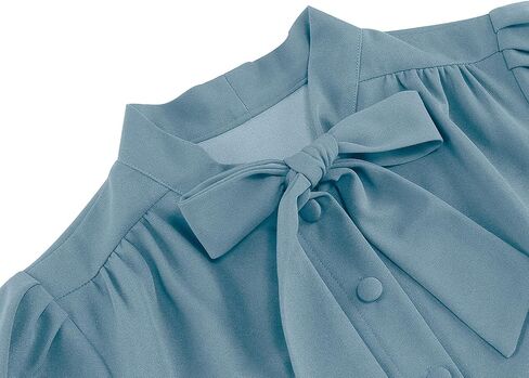 1950s Dresses for Women Vintage Rockabilly Retro 3/4 Puff Sleeve Tie Midi Dress Cocktail Party Evening Prom Gown in Saudi Arabia
