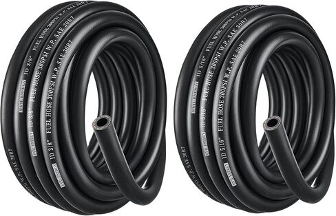 EVIL ENERGY 3/8" 1/2" Fuel Line Hose Kit Push Lock NBR Rubber SAE 30R7 10FT 300PSI in Kuwait