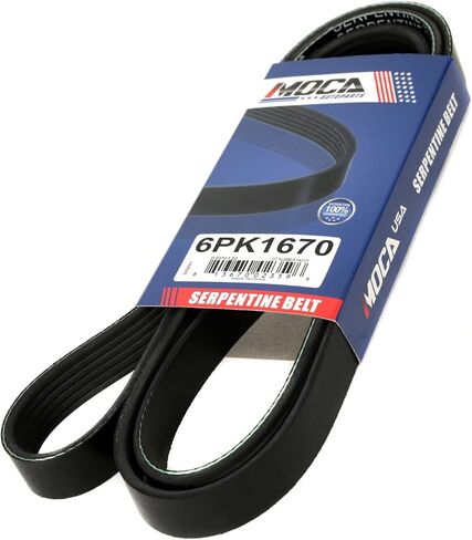 6PK1670 EPDM Serpentine Belt fit 2014-2018 for Ram 1500 3.6L, 2014-2019 for Dodge Charger 3.6L, for Chrysler 300 3.6L, 2003-2007 for Ford F-350 Super Duty 6L, 2015-2017 for Lexus NX200t 2L in Saudi Arabia