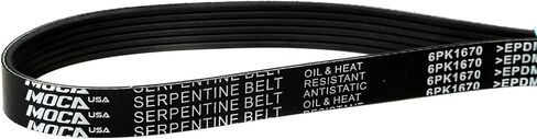6PK1670 EPDM Serpentine Belt fit 2014-2018 for Ram 1500 3.6L, 2014-2019 for Dodge Charger 3.6L, for Chrysler 300 3.6L, 2003-2007 for Ford F-350 Super Duty 6L, 2015-2017 for Lexus NX200t 2L in Saudi Arabia