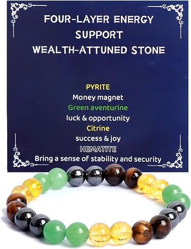 سوار الهيماتيت عين النمر من السترين للرجال والنساء، سوار مطرز لنجاح الثروة وجذب الأموال، مجموعة أساور حجر الحظ، هدية مجوهرات الطاقة الروحية in Kuwait
