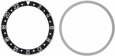Ewatchparts BEZEL AND INSERT ASSEMBLY KIT COMPATIBLE WITH ROLEX GMT MASTER 1670, 1675, 16750 BLACK in Saudi Arabia