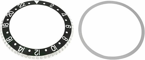 Ewatchparts BEZEL AND INSERT ASSEMBLY KIT COMPATIBLE WITH ROLEX GMT MASTER 1670, 1675, 16750 BLACK in Saudi Arabia