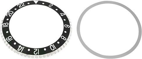 Ewatchparts BEZEL AND INSERT ASSEMBLY KIT COMPATIBLE WITH ROLEX GMT MASTER 1670, 1675, 16750 BLACK in Saudi Arabia