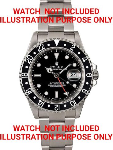 Ewatchparts BEZEL AND INSERT ASSEMBLY KIT COMPATIBLE WITH ROLEX GMT MASTER 1670, 1675, 16750 BLACK in Saudi Arabia