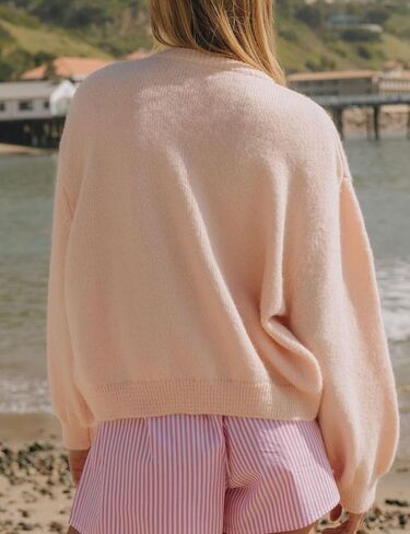 Yimoon Womens Cardigan Sweaters Button Down Chunky Knit Sweater Long Sleeve Soft Fall Winter Cropped Cardigans in Saudi Arabia
