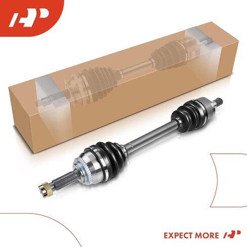 مجموعة عمود محور السيرة الذاتية الممتازة - متوافقة مع Hyundai Elantra 1999-2000، Tiburon 2000-2001، L4 2.0L، ناقل حركة أوتوماتيكي - جانب السائق الأيسر الأمامي، استبدال # 4950729M20 in Kuwait