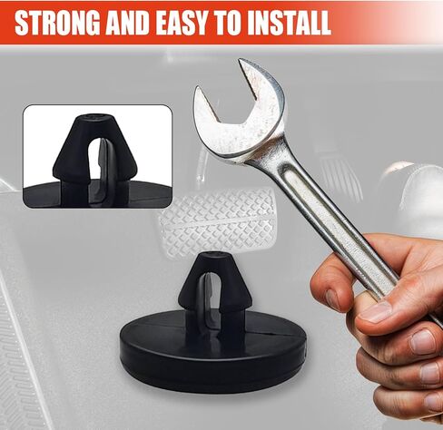 Car Brake Switch Stopper, Automotive Clutch Pedal Stop Pad, 90541-06036 Auto Brake Light Switch Stopper, Universal Vehicle Accessories Fits for Most Cars Trucks (4PCS) in Saudi Arabia