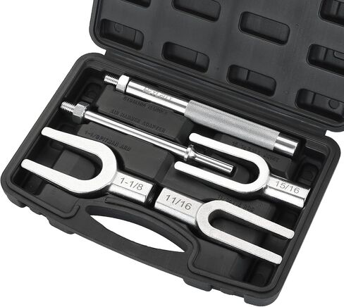 Ball Joint Separator Set | 5PCS Pickle Fork Splitter Kit Tie Rod Tool Set Ball Joint Tie Rod Pitman Arm Remover Separator Set for Cars and Light Trucks in Saudi Arabia