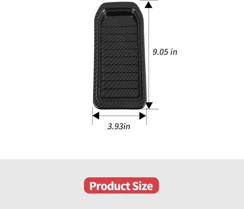 Jimen Center Console Armrest Box Storage Trim Compatible with Chevy Silverado/GMC Sierra 2019+, Fit for Chevy Suburban 2020+, Fit for Chevy Tahoe/GMC Yukon 2021+ (Carbon Fiber) in Saudi Arabia