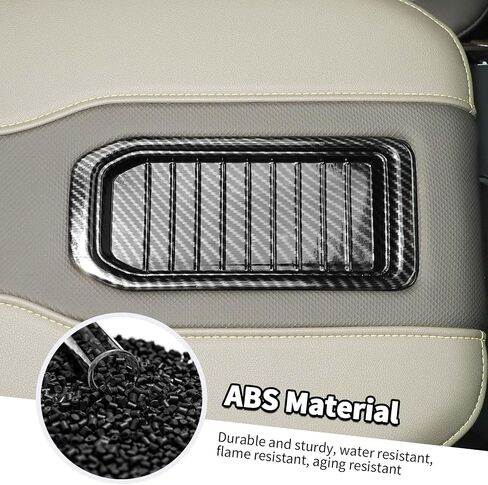 Jimen Center Console Armrest Box Storage Trim Compatible with Chevy Silverado/GMC Sierra 2019+, Fit for Chevy Suburban 2020+, Fit for Chevy Tahoe/GMC Yukon 2021+ (Carbon Fiber) in Saudi Arabia