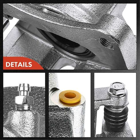 A-Premium Disc Brake Caliper Assembly with Bracket Compatible with Select Dodge and Chrysler Models - 200 2015-2016 2.4L, Dart 2013-2016 - Front Left Driver Side in Saudi Arabia