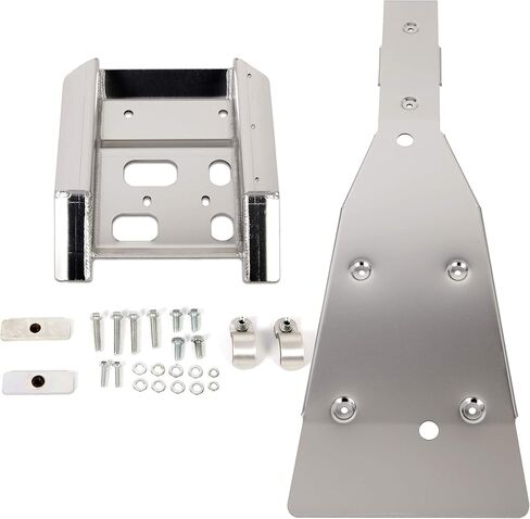 ECOTRIC Full Chassis Glide & Swing Arm Skid Plate Compatible with 2003-2008 Suzuki LTZ400 Z400 Kawasaki KFX400 Arctic Cat DVX400 Guard Bottom Frame Engine in Saudi Arabia