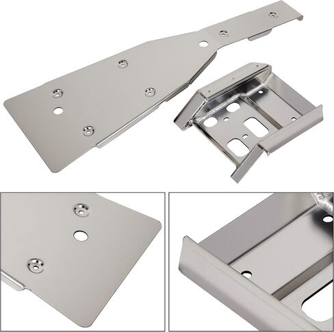ECOTRIC Full Chassis Glide & Swing Arm Skid Plate Compatible with 2003-2008 Suzuki LTZ400 Z400 Kawasaki KFX400 Arctic Cat DVX400 Guard Bottom Frame Engine in Saudi Arabia