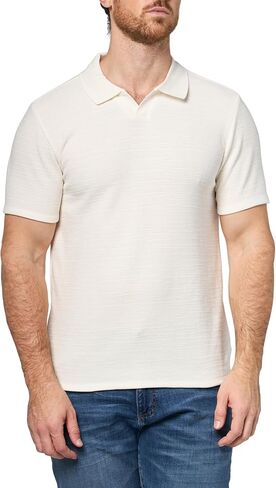 GUESS Mens Short Sleeve Joel Knit Johnny Shirt in Saudi Arabia