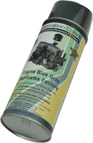 Inline Tube Compatible with 1941-57 Chevrolet Car & Truck Blue Gray Engine Spray Paint 1pc in Saudi Arabia