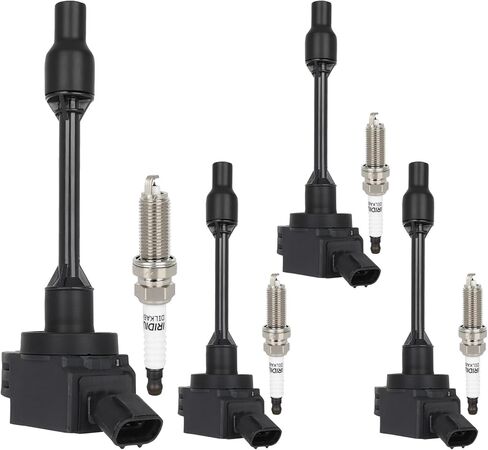 Ignition Coil Packs & Iridium Spark Plugs Fit 2018-2020 for Toyota Camry 2019-2021 for Toyota Corolla 2019 for Toyota RAV4 2019 for Lexus UX200, Set of 4, 9091902276 UF848 in Saudi Arabia