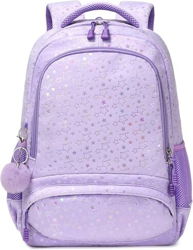 حقيبة ظهر Kimwadalh Pink Bow للفتيات، حقيبة مدرسية للبنات مع حقيبة كتب مدرسية ذات سعة كبيرة للمدرسة الابتدائية in Kuwait