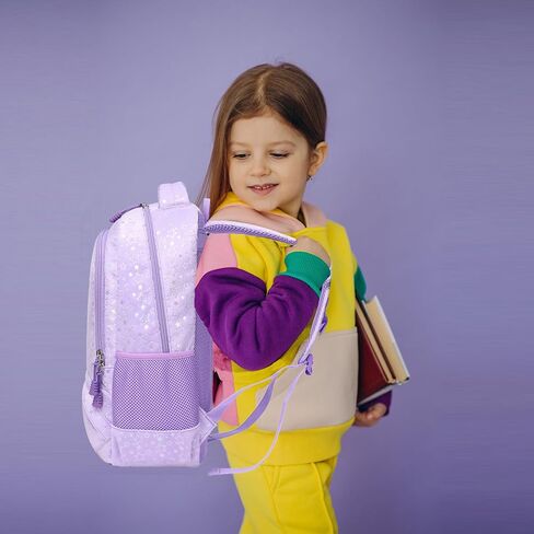 حقيبة ظهر Kimwadalh Pink Bow للفتيات، حقيبة مدرسية للبنات مع حقيبة كتب مدرسية ذات سعة كبيرة للمدرسة الابتدائية in Kuwait