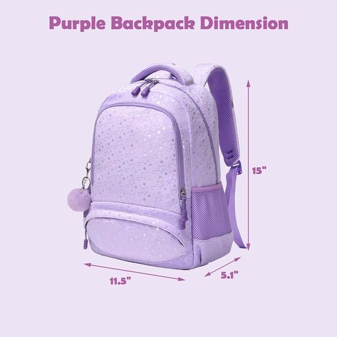 حقيبة ظهر Kimwadalh Pink Bow للفتيات، حقيبة مدرسية للبنات مع حقيبة كتب مدرسية ذات سعة كبيرة للمدرسة الابتدائية in Kuwait